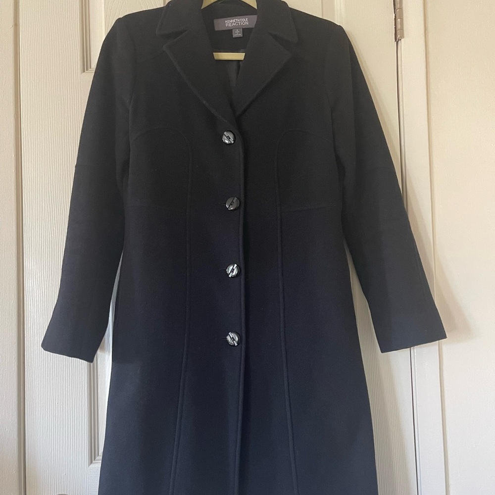 Kenneth Cole Reaction Charcoal Overcoat